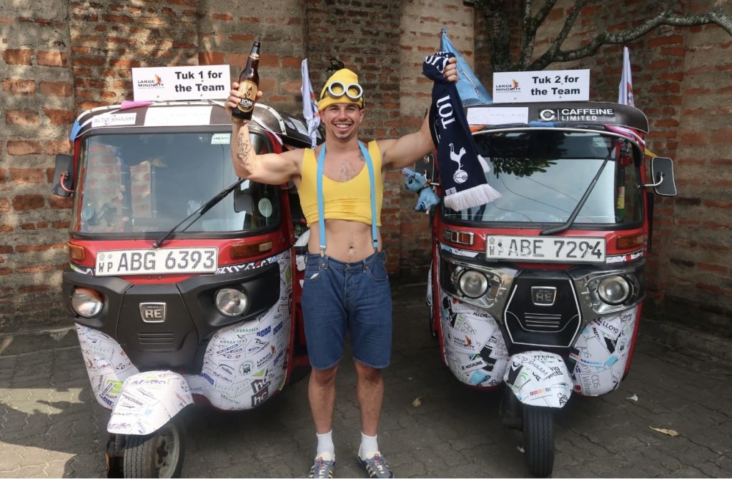 Joe and his Tuk Tuks in Sri Lanka